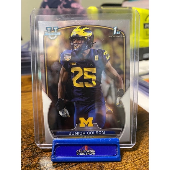 2022 Bowman University Junior Colson Michigan Wolverines #47 Football Trading Card