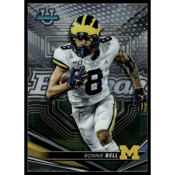 2022 Bowman University #43 Ronnie Bell Michigan Wolverines Football Card by Topps
