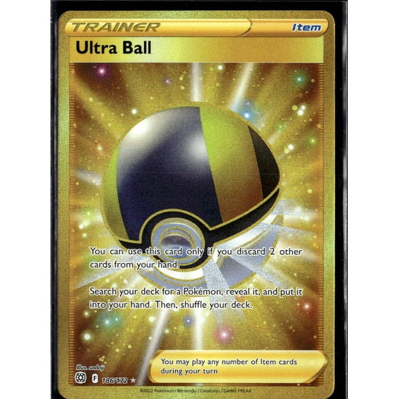2022 Brilliant Stars Ultra Ball Holo Secret Rare SR UR HR #186/172