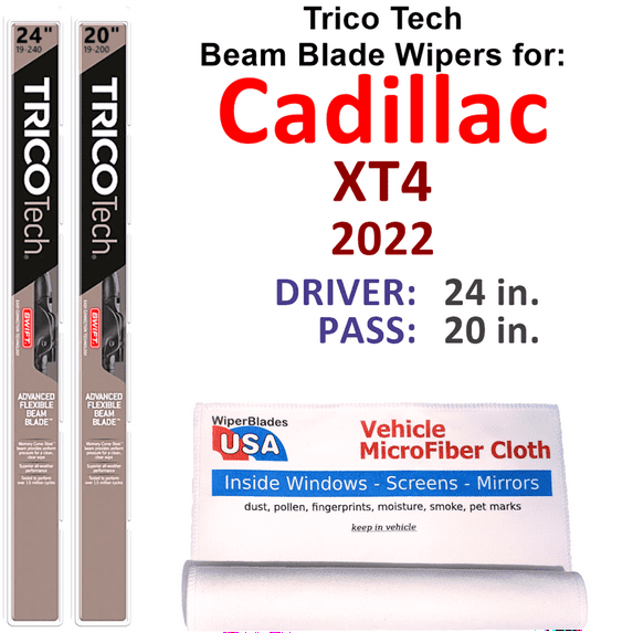 2022 Cadillac XT4 Beam Blade Wipers (Set of 2)