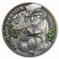thumbnail image 1 of 2022 Cameroon 50 gram Silver Antique Keep Your Luck, 1 of 4