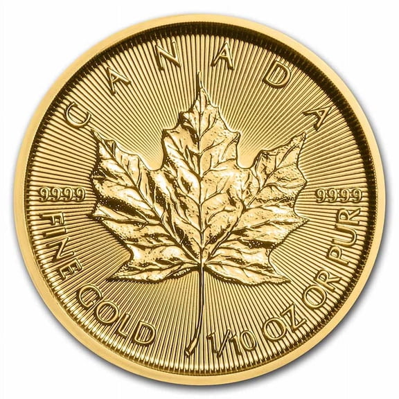 2022 Canada 1/10 oz Gold Maple Leaf BU