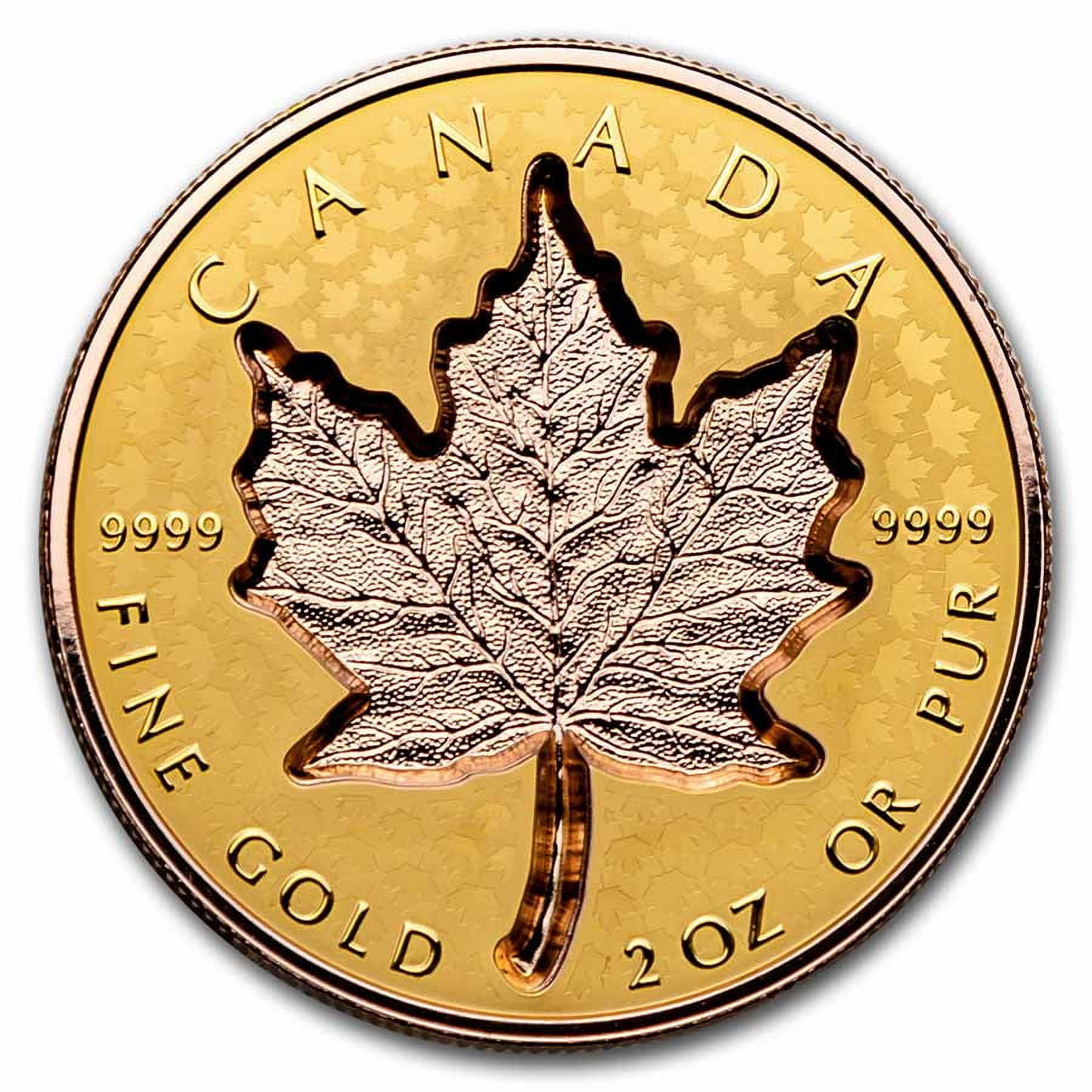 2022 Canada 2 oz Gold $200 Super Incuse Gold Maple Leaf