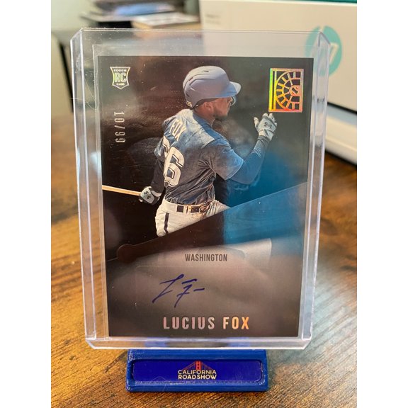 2022 Panini Capstone Lucius Fox Auto RA-LF RC 10/99 Washington Nationals