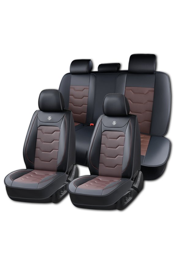 2022 Car Seat Cover for Buick Envision , Waterproof Faux Leather 5 Piece Full Set Easy to Clean and Install Beautify Interior, Car Seat Covers, Pet Car Seat Covers