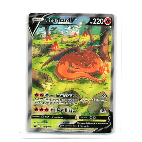 2022 Charizard V Holo Black Star Promo #SWSH260 Sword & Shield Promo Cards Trading Card