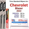 thumbnail image 1 of Wiper Blades USA Trico 30 Series All Season Steel Wiper Blade for Chevrolet Blazer 2022, 1 of 4