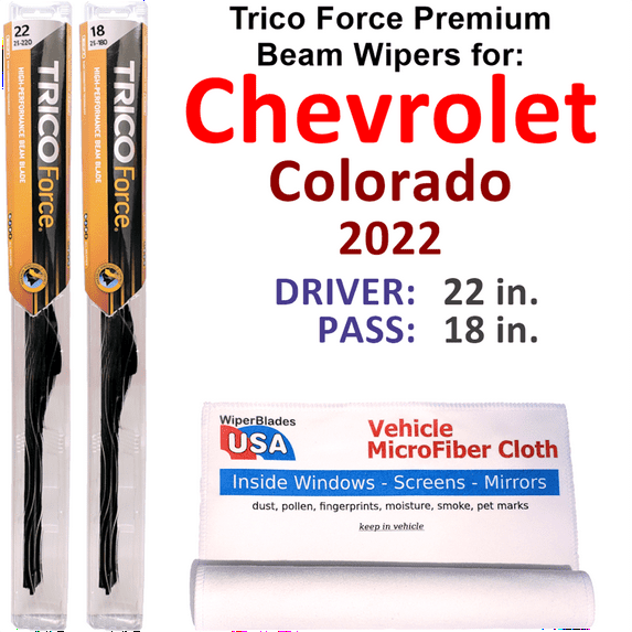2022 Chevrolet Colorado Performance Beam Wipers (Set of 2)