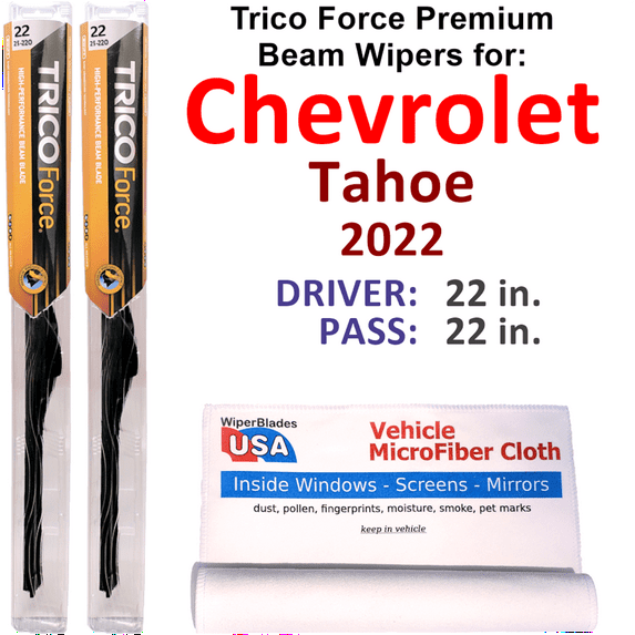 2022 Chevrolet Tahoe Performance Beam Wipers (Set of 2)