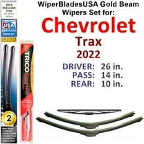 2022 Chevrolet Trax Beam Wiper Blades Wipers WBUSA (Set of 3) w/Rear Wiper