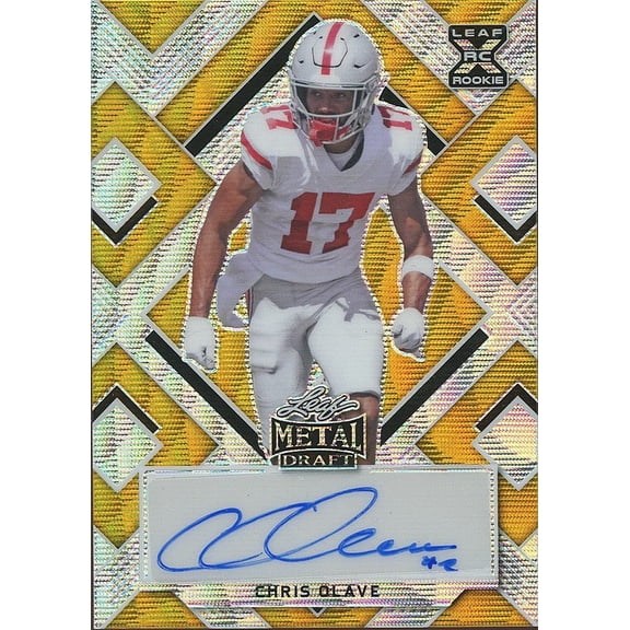 2022 Chris Olave Rookie Leaf