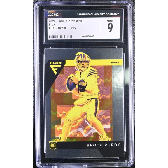 2022 Chronicles Brock Purdy #FX-2 Flux Flux CGC 9