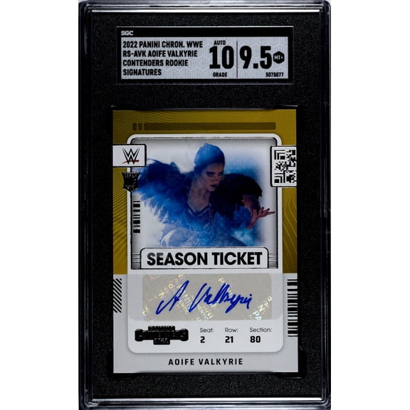 2022 Chronicles #RS-AVK Aoife Valkyrie Contenders Rookie Signatures SGC 9.5