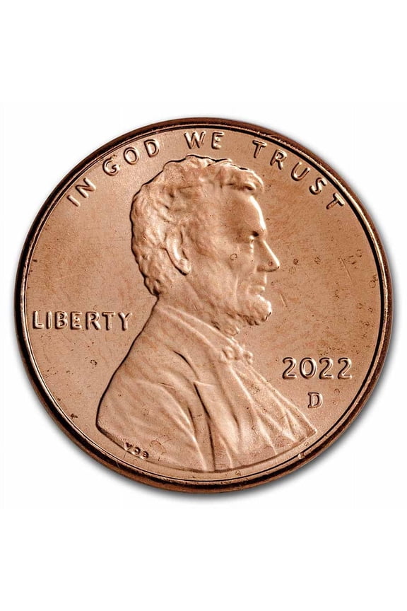 2022-D Lincoln Cent BU (Red)
