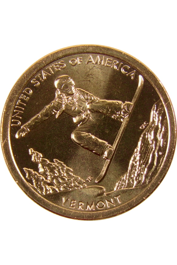 2022 D Snowboarding American Innovation Dollar Uncirculated $1 Coin