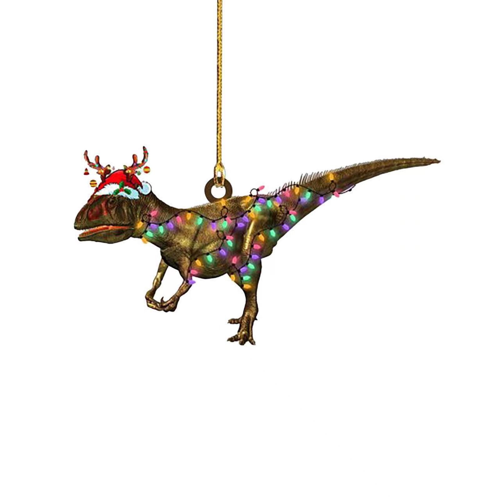 2022 DIY Cute Cartoon Dinosaur Ornament For Christmas Tree Decoration