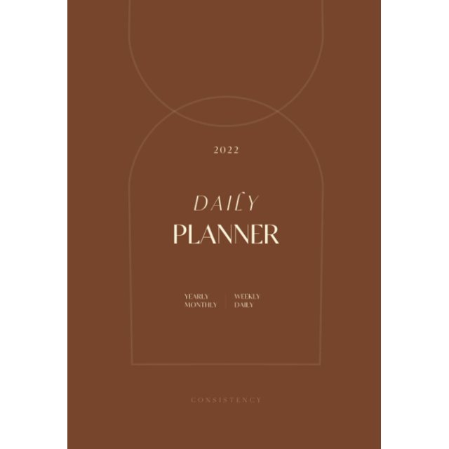 2022 Daily Planner Yearly, Monthly, Weekly & Daily Spreads With Dates