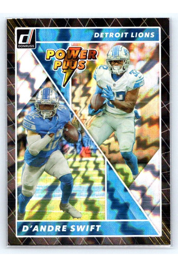 2022 Donruss D'Andre Swift Detroit Lions Power Plus #PP-15 Football Card