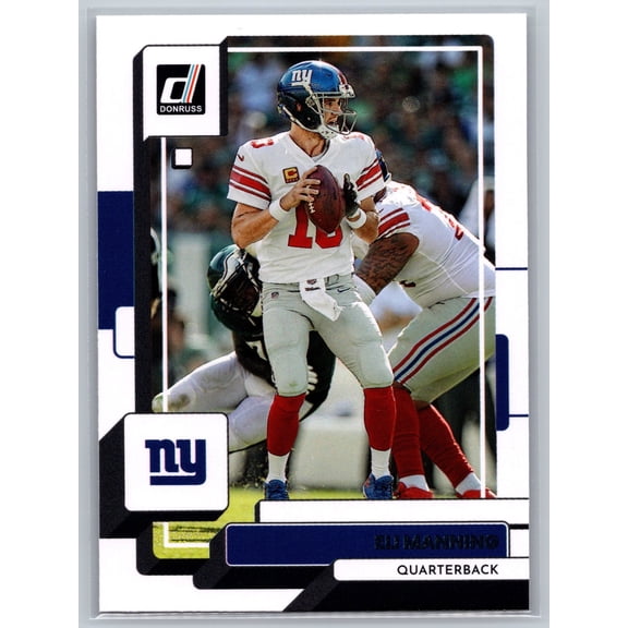 2022 Donruss Eli Manning #167 New York Giants NFL Football Card