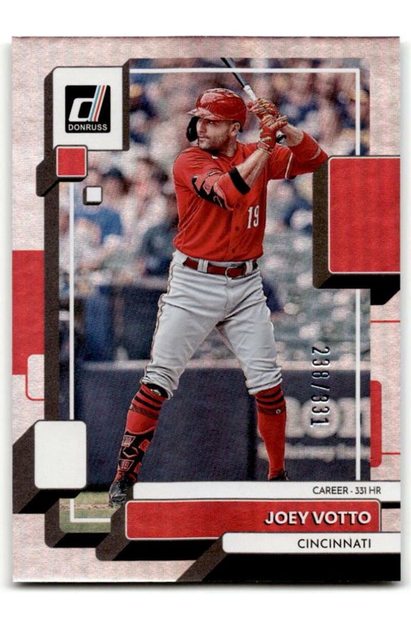 2022 Donruss Joey Votto Career Stat Line #125 Baseball Card NM-MT 238/331 Cincinnati Reds Cincinnati Reds MLB Baseball Trading Card