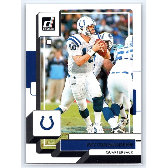 2022 Donruss Peyton Manning #57 Indianapolis Colts Football Card