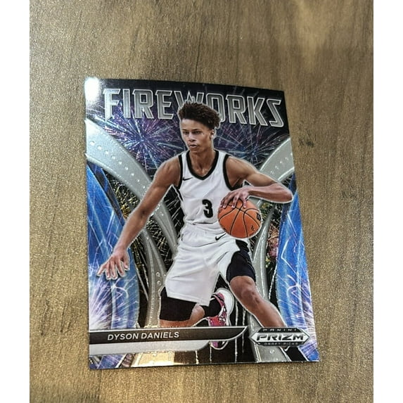 2022 Dyson Daniels NBA G League Ignite 2022 Panini Prizm Draft Picks - Fireworks, NM