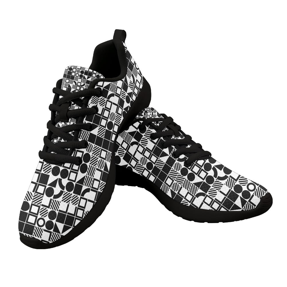 2022 Fashion New Breathable Running Shoes Men Women Sneakers Geometric