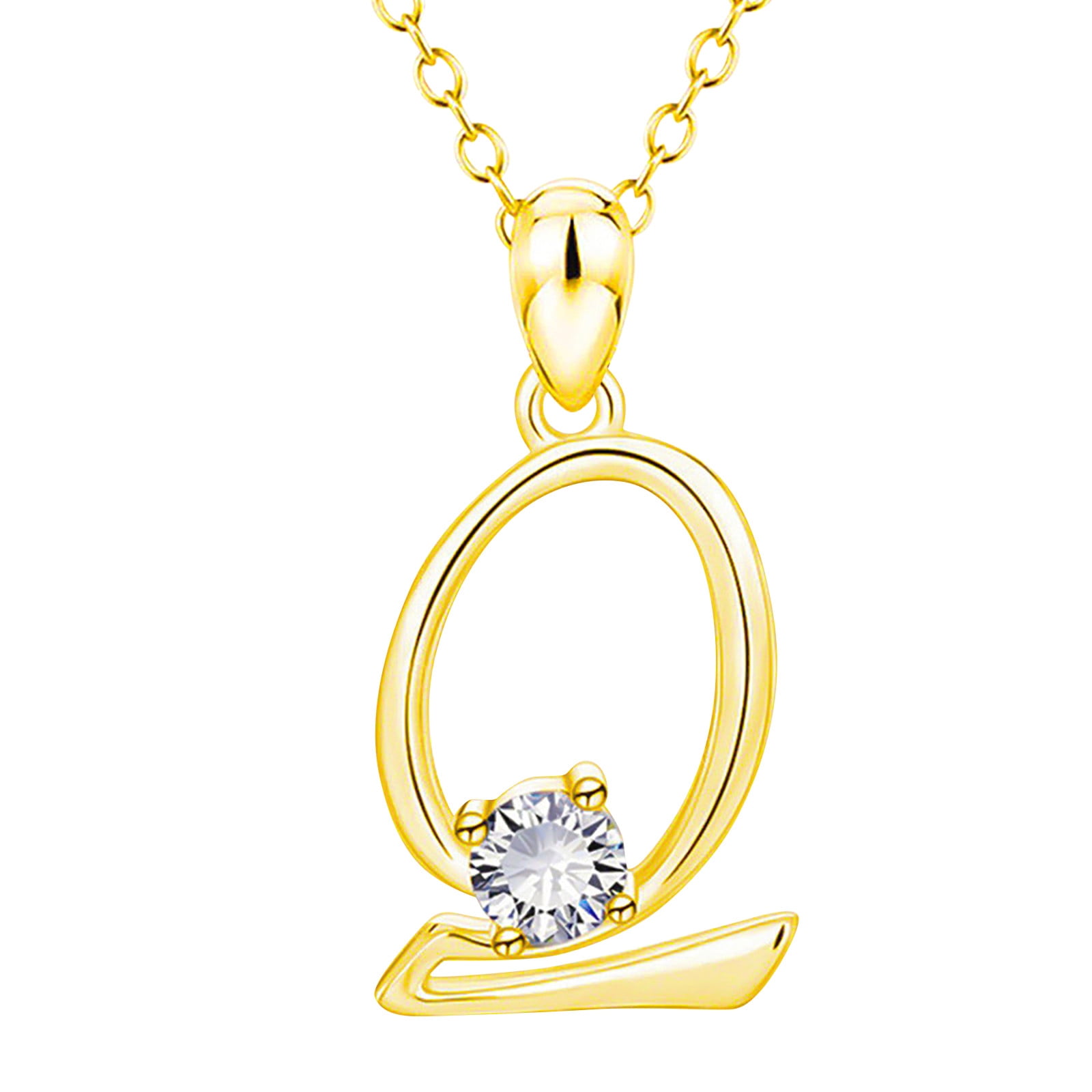 2022 Fashion Women 26 English Letter Name Chain Pendant Necklaces