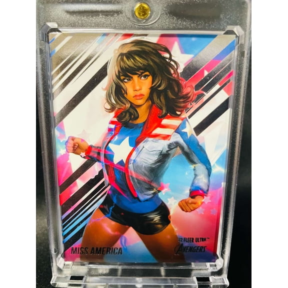 2022 Fleer Ultra Avengers America Chavez Miss America Crystal Fae #44 Card Front Art