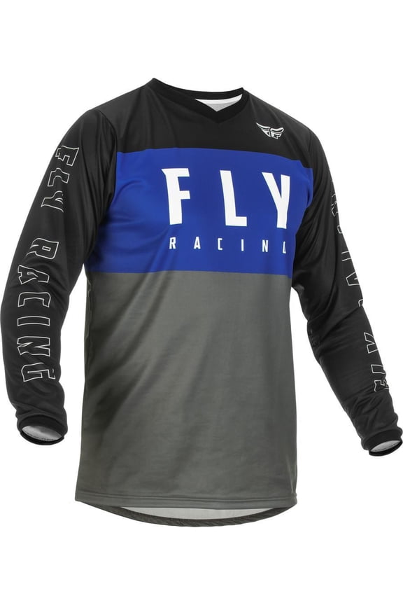 2022 Fly Racing F-16 Motocross Jersey XL Small Blue Grey Black ATV MX SXS