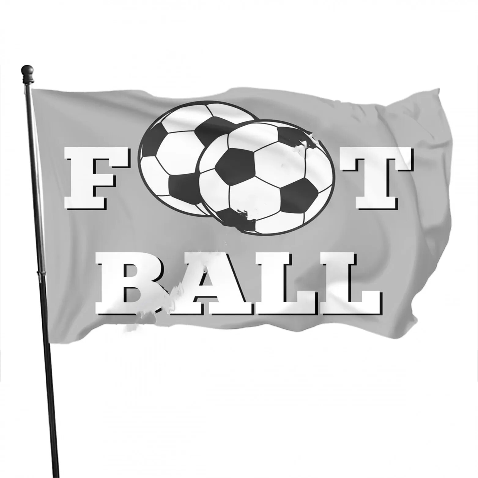 2022 Football Ball Flying Flag Garden Yard House Vivid Color Flags