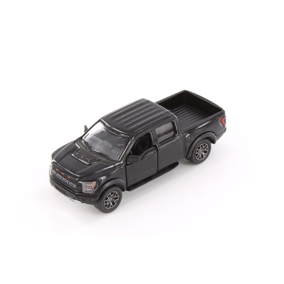 2022 Ford F-50 Raptor Pickup Truck, Black - Kinsmart 3001D - 1/78 Scale Diecast Model Car