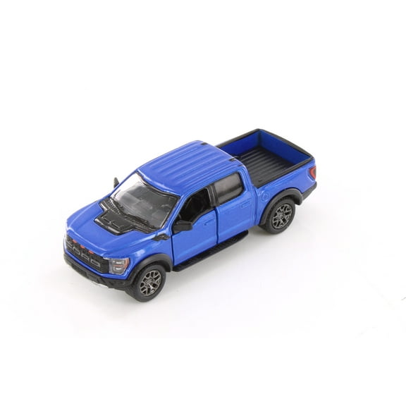 2022 Ford F-50 Raptor Pickup Truck, Blue - Kinsmart 3001D - 1/78 Scale Diecast Model CarDiecast Metal with Plastic Parts