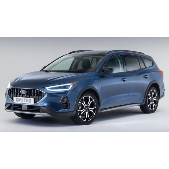 2022 Ford Focus Active Wagon - 24x36 Inch Glossy Laminated Poster - Stunning Detail and Bold Colors