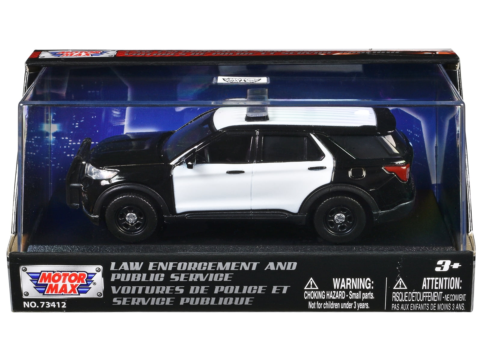 2022 Ford Police Interceptor Black & White Unmarked 