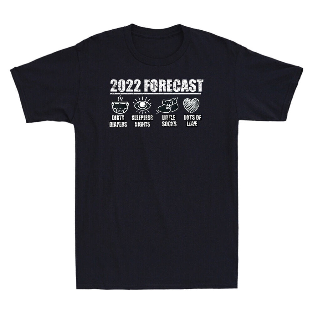 2022 Forecast New Dad Mom Baby Funny Announcement Pregnancy Gift