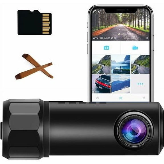 [2022] Full Hd 1080P Wifi Car Dashcam, 360 Rotation 150 Wide Angle Car On-Board Camera, Dash Cam with Loop Recording, Parking Monitor, G-Sensor, With 32G Sd-Karte