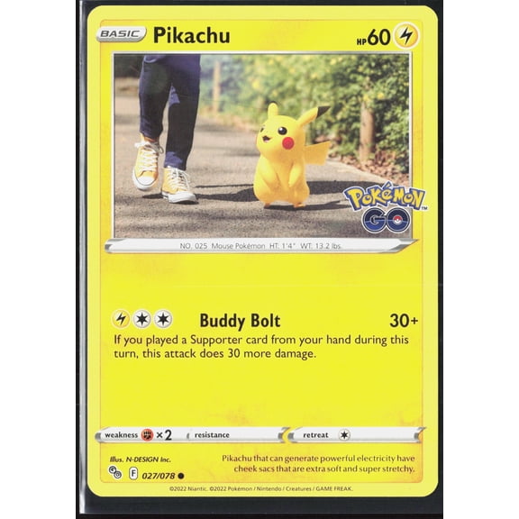 2022 GO Pikachu #27/78