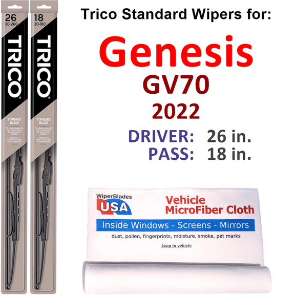 2022 Genesis GV70 Wiper Blades (Set of 2)