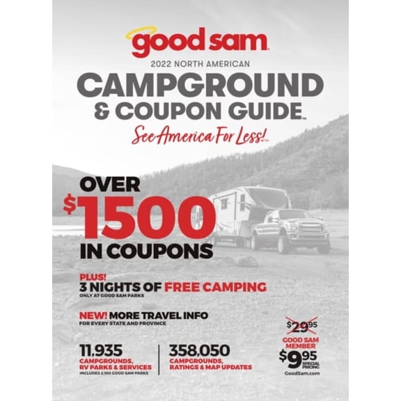 Pre-Owned 2022 Good Sam Campground & Coupon Guide, 87th Edition (Good Sams RV Travel Guide & Campground Directory) Paperback