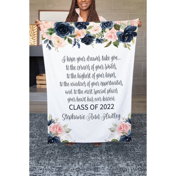 2022 Graduation Gifts, High School Graduation Her, College Graduation 2022, Graduation Blanket 2022, Graduation Presents, 50x60in Fleece Blanket