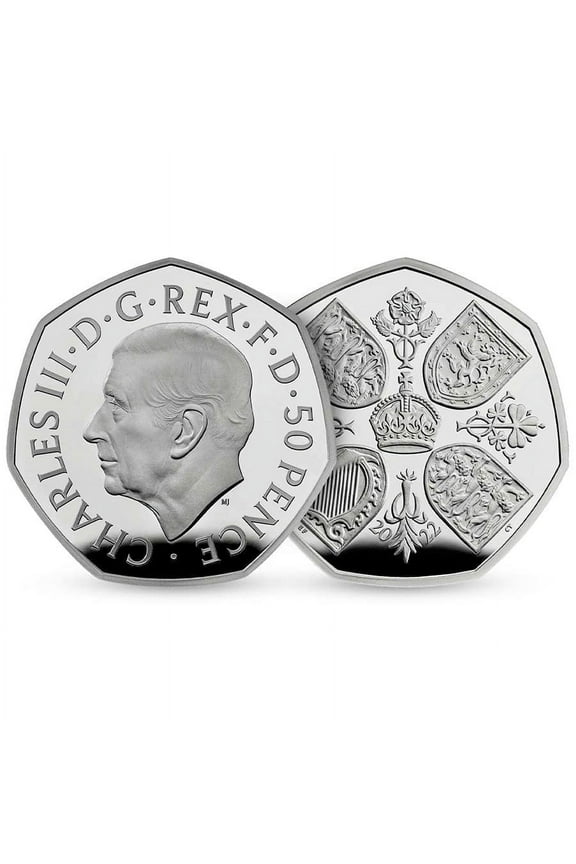 2022 Great Britain 16 Gram Queen Elizabeth II Piedfort Proof Silver Coin .925 Fine (w/Box & COA)