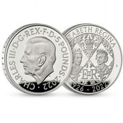2022 Great Britain 28.28 Gram Queen Elizabeth II Proof Silver Coin .925 Fine The Royal Mint
