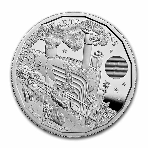 2022 Great Britain 5 Hogwarts Express 2 oz Silver Proof Coin