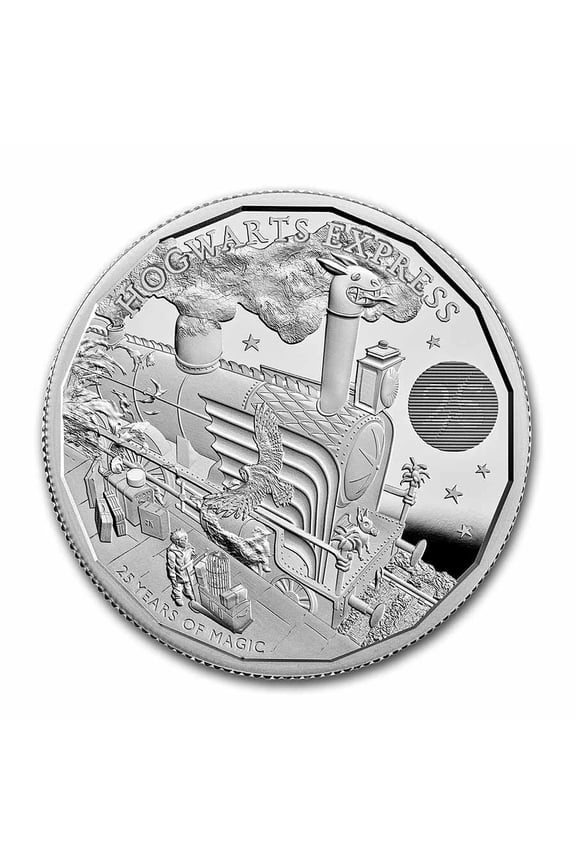2022 Great Britain 5 Hogwarts Express 2 oz Silver Proof Coin