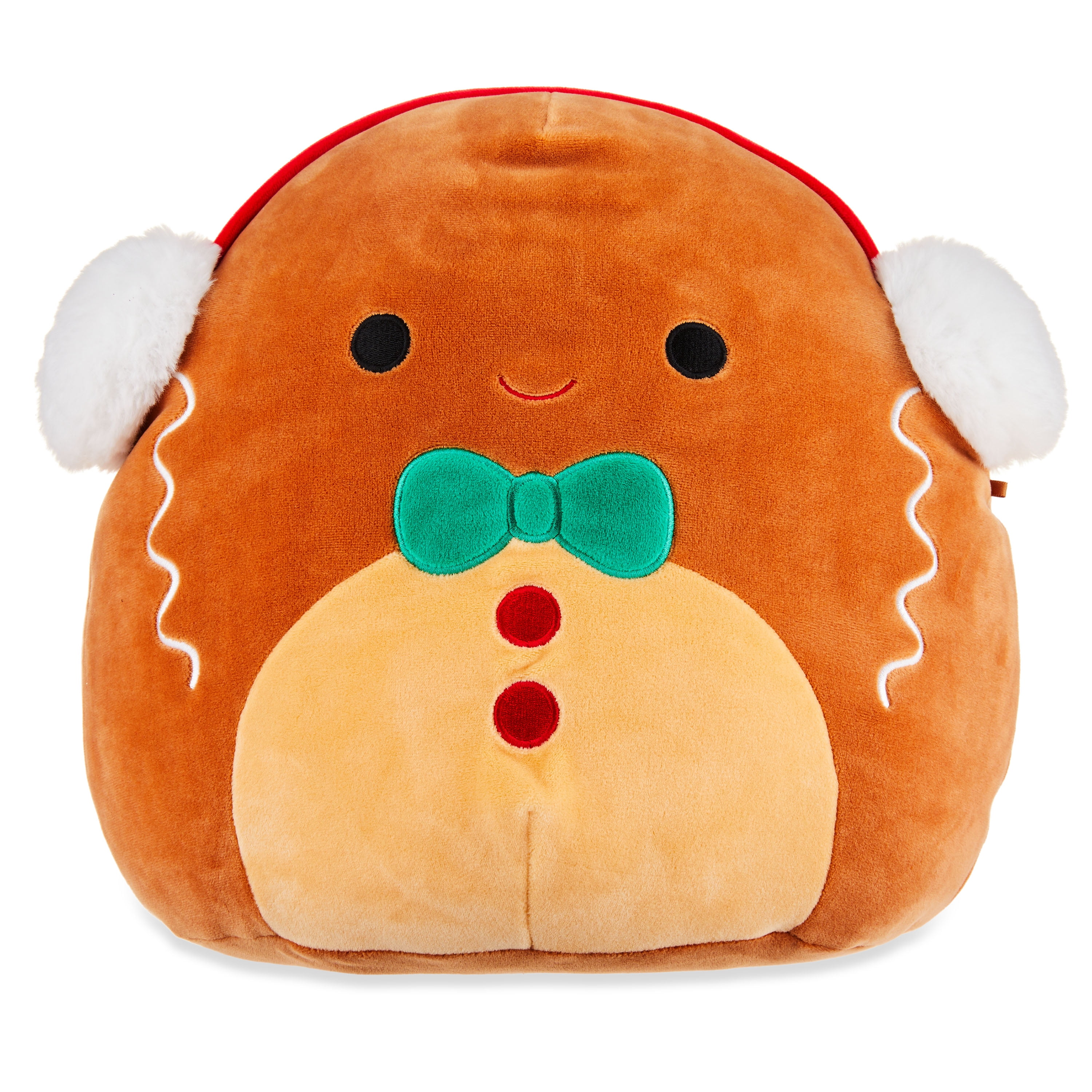 Christmas Squishmallow Jordan Corduroy Gingerbread with Bowtie 5