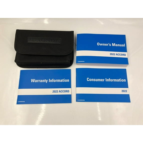 2022 Honda Accord Sedan Owners Manual With Case OEM J03B54007