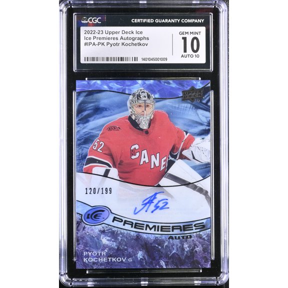 2022 Ice Pyotr Kochetkov #IPA-PK CGC 10 Auto 10