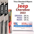 thumbnail image 1 of 2022 Jeep Cherokee Wiper Blades (Set of 3) w/Rear Wiper, 1 of 4
