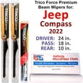 thumbnail image 1 of 2022 Jeep Compass Performance Beam Wipers (Set of 3) w/Rear Wiper, 1 of 3